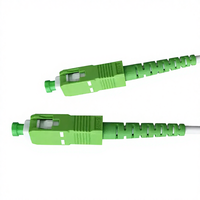 Kabel Patch Fiber Optik FTTH Indoor Single Mode G657A1 Anti Bending 5G dengan Konektor SC APC untuk Jumper Optik dan Pengkabelan Jaringan