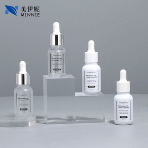 Minnie Transparent Dropper Bottles 30ml PET Round Shoulder Cosmetic Essential Oil Bottle Facial Moisturizer Packaging - Product Image 3