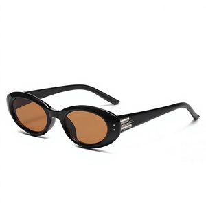 Nuovi Occhiali da Sole Polarizzati GM Cat-Eye Vintage da Donna, Montatura Ovale <span class=keywords><strong>di</strong></span> Alta Gamma per Viso Piccolo, Stile Street Photo Europeo Americano - Product Image 5