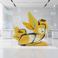 Fauteuil de massage robotisé SL Track 4D avec contrôle de la chaleur, fonction de levage, zéro gravité, jambes et bras séparables