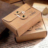 Papier kraft rigide, recyclable et réutilisable, personnalisé et écologique, boîtes à déchirer en petits lots pour parfumerie et artisanat de cadeaux