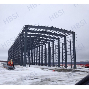 Hangar <span class=keywords><strong>de</strong></span> structure <span class=keywords><strong>métallique</strong></span> préfabriqué à faible coût Bâtiment en acier préfabriqué facile à assembler Stockage et garage en acier structurel en métal - Product Image 1