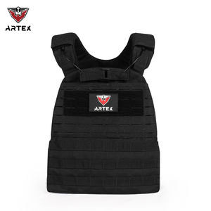 Chaleco Táctico Negro Personalizado ARTEX, Portaplacas con Corte Láser Molle, Liberación Rápida, Ligero, para Operaciones Especiales y Caza - Product Image 1