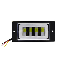 Kits de lumière LED de 7 pouces Hi-lo Beam clignotant Drl lampe antibrouillard feux de conduite blanc et jaune