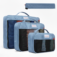 OEM ODM Logo personnalisé Organisateur de bagages Sac de rangement de voyage Basics Ensemble de 4 cubes d'emballage de compression de voyage