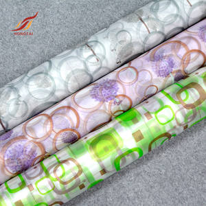 Autocollants de porte de douche vitrail, étiquette de décoration, <span class=keywords><strong>film</strong></span> de sabillage <span class=keywords><strong>pour</strong></span> fenêtres en verre dichroïque, nouvelle texture - Product Image 4