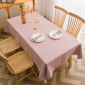Tovaglia Impermeabile e Antimacchia in Poliestere Effetto Lino per Casa, Sala da Pranzo e <span class=keywords><strong>Tavolo</strong></span> da Tè, Tovaglie Decorative all'Ingrosso - Product Image 4