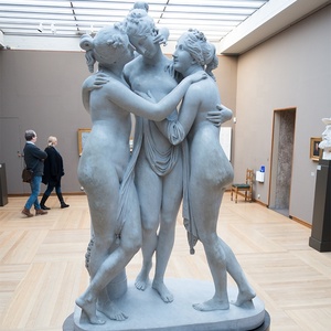 Trang Trí Ngoài Trời Vườn Kích Thước Cuộc Sống Nữ Thần Hy Lạp Tượng Đá Cẩm Thạch Ba <span class=keywords><strong>Graces</strong></span> - Product Image 4