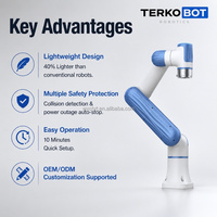 TERKOBOT Nova 2 5 Brazo Robótico Comercial de Alta Resistencia para Escritorio, para Automatización en Servicios de Catering y Terapia de Moxibustión