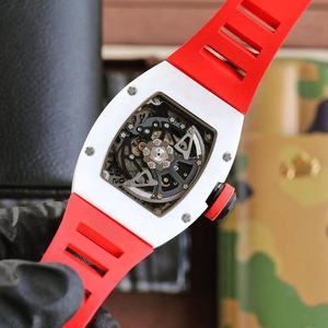 Hot Selling Style White Ceramic case Hollow Shock Resistant Tourbillon <b>Watch</b> Waterproof Men's Automatic Mechanical <b>Watch</b> - Product Image 4