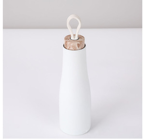 550ml <b>Small</b> Size Powder Coated Hot Water Custom Logo Handles Strap For Water <b>Bottle</b> - Product Image 4