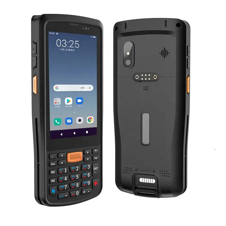 Genzo คีย์บอร์ด T9 PDA ทนทาน4นิ้ว, มือถือถอดแบตเตอรี่ T9 pdas พร้อม2D สแกนบาร์โค้ด PDA พร้อม QWERTY