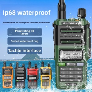 <span class=keywords><strong>Baofeng</strong></span> <span class=keywords><strong>UV9R</strong></span> <span class=keywords><strong>PRO</strong></span> V2 Walkie Talkie profesional de alta potencia bilingüe chino inglés impermeable al aire libre GMRS Walkie 20km 8W - Product Image 1