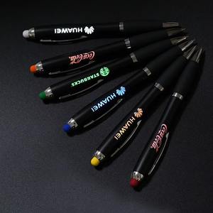 Stylo bille 3-en-1 personnalisé OEM avec stylet et lumière LED, marque privée pour les distributeurs de produits promotionnels - Product Image 4
