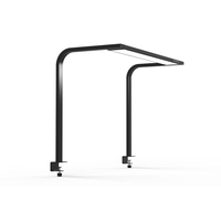 Lampe de bureau LED à spectre complet dimmable 24W, bras réglable noir, lumière d'étude moderne pour enfants, protection des yeux et minuterie, 3 modes