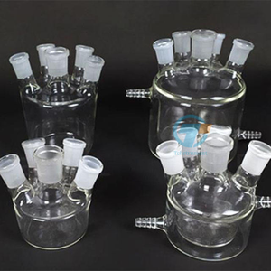 Elektro chemische Doppels chicht Fünf Wasserbad Konstante Temperatur Elektrolyt zelle <span class=keywords><strong>REDOX</strong></span>-Reaktions elektrolyt zelle - Product Image 5