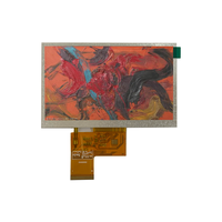 Modul LCD 5 Inci TFT LCD Innolux 480*272 IC Driver ILI6480 Antarmuka RGB Layar Tampilan 5 Inci