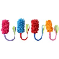 Jouet pour chien en bâtonnets de chenille, corde de traction interactive et moelleuse, jouet à mâcher durable pour la dentition, pour chiens de petite et moyenne taille, coloré et extensible
