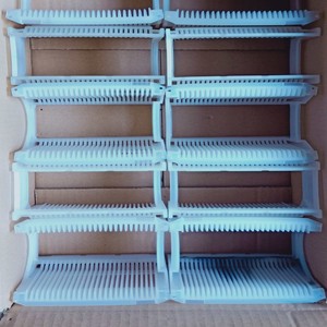 Support de plaquettes PFA, <span class=keywords><strong>Panier</strong></span> de nettoyage de plaquettes en fluoroplastique, Cassette de plaquettes en fluoroplastique pour les procédés de gravure et de nettoyage - Product Image 3