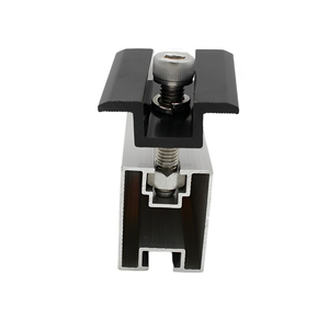 Supports de <span class=keywords><strong>fixation</strong></span> à pince intermédiaire <span class=keywords><strong>en</strong></span> acier <span class=keywords><strong>pour</strong></span> panneau solaire <span class=keywords><strong>en</strong></span> aluminium 35 40 45 50 mm Système de montage <span class=keywords><strong>pour</strong></span> installation sur toit et au sol - Product Image 4