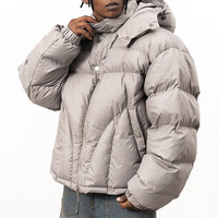 Doudoune légère de luxe de haute qualité manteau d'hiver chaud rembourré personnalisé coupe-vent imperméable vestes en duvet pour hommes