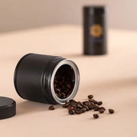 Boîte en métal hermétique de qualité alimentaire pour thé, personnalisable avec logo, couvercle à vis, pour matcha/café/biscuits, vente en gros