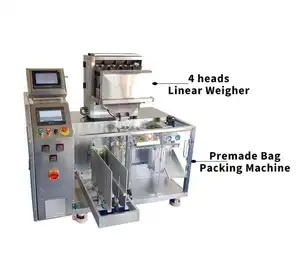 Machine à emballer remplissante multifonctionnelle de pesage automatique de biscuits de casse-croûte de Smartweigh Doypack