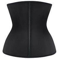 9 os en acier avec 4 crochets Zipper Body Shaper Slimmer Latex Waist Trainer