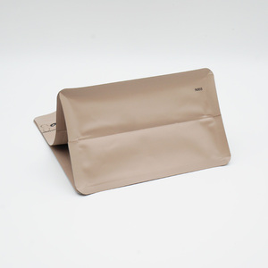 Tùy chỉnh 100g 150g 250g 500g 1kg 8 mặt đáy phẳng đậu đóng gói túi cà phê có thể phân hủy có van - Product Image 4