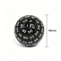 Dés polyédriques en acrylique multicolores à 100 faces pour D&D, directement de l'usine – Durables et personnalisables pour les jeux de rôle