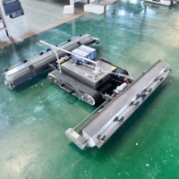 Robot Pembersih Panel Surya Otomatis Ringan Harga Pabrik Mesin Robot Pembersih Fotovoltaik untuk Pertanian Surya