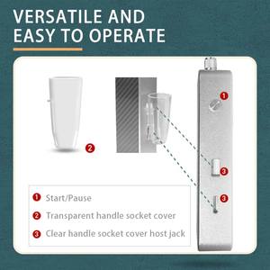 2032 새로운 도착 50% OFF 35000rpm 휴대용 브러시리스 충전식 젤 매니큐어 강한 네일 드릴 리무버 기계 전문가 - Product Image 6