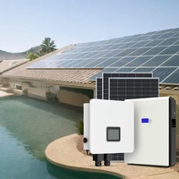 Kit de panneaux solaires monocristallins économiques, flexibles, pliables, puissants et légers pour les maisons d'île et de plage
