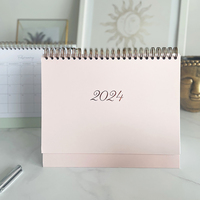 Calendrier de l'Avent de bureau personnalisé de haute qualité avec impression à chaud, fabriqué en usine