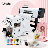 Imprimante DTF automatique XM de qualité industrielle, compatible avec les têtes d'impression Epson, système d'encre blanche, machine de transfert thermique sur tissu