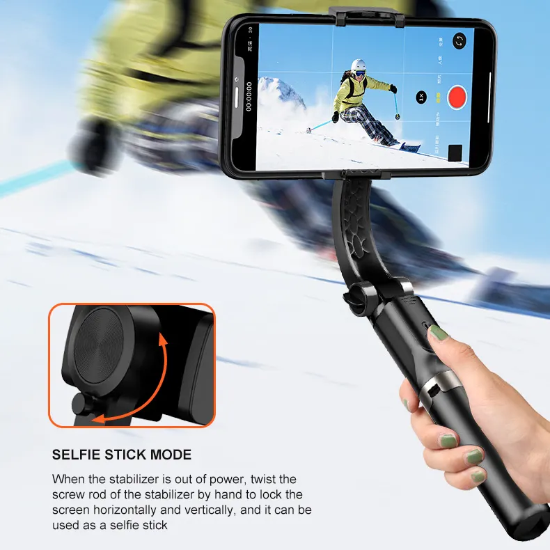 Foldable smart 360-degree tripod remote control selfie stick universal joint stabilizes mobile phone GS30