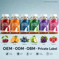 Gummies sans sucre OEM à la L-Tyrosine 1000mg – Marque Blanche – Complément Alimentaire Naturel pour le Bien-être Quotidien et le Soutien Cognitif des Adultes