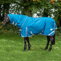 Couverture d'hiver pour chevaux en gros, qualité supérieure, polaire épaisse, coupe-vent, imperméable, avec col en fourrure, idéale pour l'écurie, la ferme et l'équitation