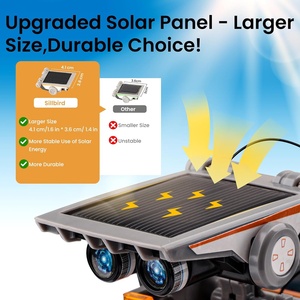 Kit de construction de robot solaire en peluche Sillbird 12-en-1, <span class=keywords><strong>cadeau</strong></span> STEM pour garçons de 0 à 3 mois, jouets éducatifs scientifiques DIY, robots pour enfants et adolescents, anniversaire - Product Image 5