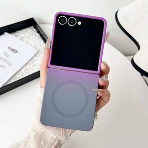 Compatible avec les téléphones pliables de la série Samsung ZFLIP7, étui magnétique à dégradé liquide, étui magnétique pour téléphone ZFLIP6 - Product Image 5