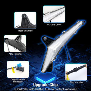 Dream Maverick R LED Front Signature Light Assembly Compatible Ambre LED Turning Signal pour Can-<span class=keywords><strong>Am</strong></span> Maverick R - Product Image 2