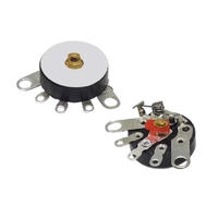 Potentiomètre de volume BONENS RV12 à pied plat, interrupteur à pédale à pied flexible, composition carbone 5K, 10000 cycles, pour amplificateur radio