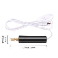 Mini perceuse électrique multifonctionnelle à alimentation USB, perceuse domestique variable, personnalisable, bricolage, perlage, pêche, pierre, perforation pour outils