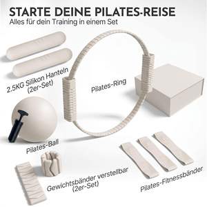 Accesorios de Gimnasio en Casa, Set de Yoga y Pilates, Anillo de Silicona, Mancuernas, Banda de Resistencia, Pelota de Yoga, Pesas para Tobillos, Tapete de Yoga - Product Image 2