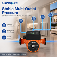 Pompe de circulation à vitesse variable basse pression haute efficacité LPM25-130 OEM pour système de chauffage par le sol 230V