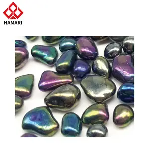 The use of glass waste for road construction colorful glass beads indoor and outdoor decoration