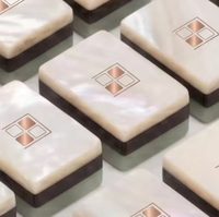 Tables de Mahjong Portables en Plastique Vert en Gros avec Tapis et Supports pour Jeux d'Échecs et de Hasard