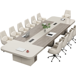 Mesa de sala de conferencias Fabricante de China Venta directa de fábrica Venta caliente Mesa de conferencia para 20 personas - Product Image 6