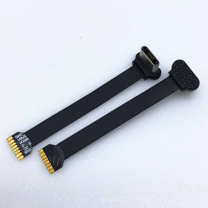 Großhandel T-Form Down Angle Typ C USB FPC Flach kabel Ultra dünne Rückseite Clip 8Pin FPC Ladekabel mit Typ C Stecker - Product Image 4