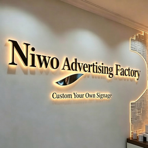 Letrero LED 3D Personalizado Nuevo, Letrero Luminoso Retroiluminado para Interiores/Exteriores, Logotipo para Publicidad <span class=keywords><strong>de</strong></span> Tiendas, Letrero Fabricado con <span class=keywords><strong>Diseño</strong></span> Gratuito - Product Image 6